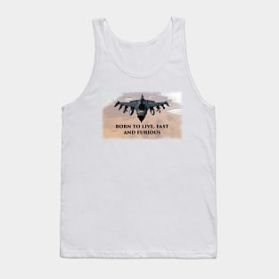 Fighter Jet Born s6h1 Tank Top